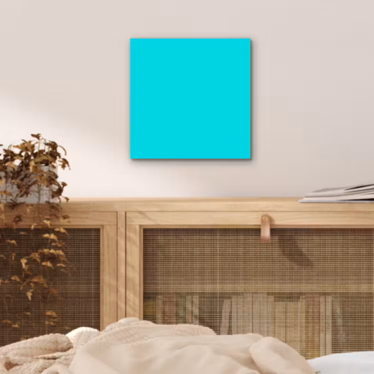 Aluminium schilderij - Vivid - Aquamarine - Turkoois — 4