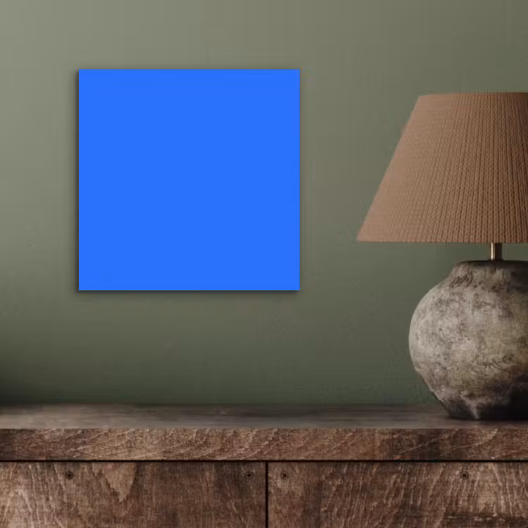 Aluminium schilderij - Vivid - Cobalt - Blauw — 3