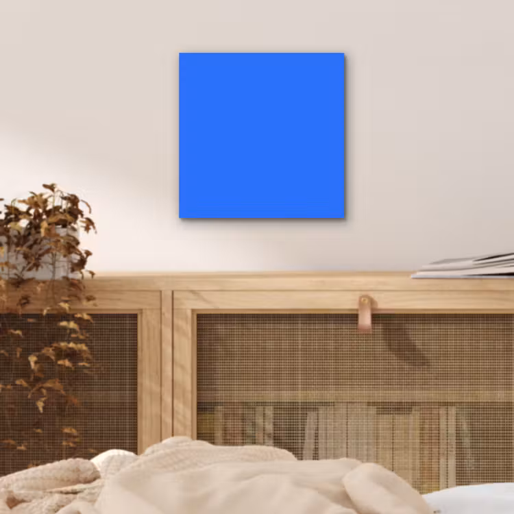 Aluminium schilderij - Vivid - Cobalt - Blauw — 4