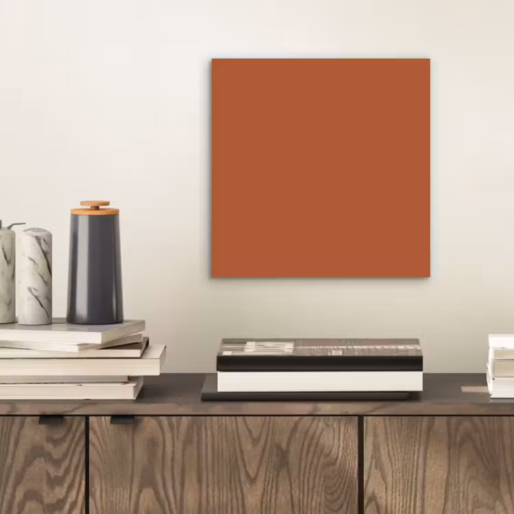 Aluminium schilderij - Burnt - Sienna - Oranje — 2