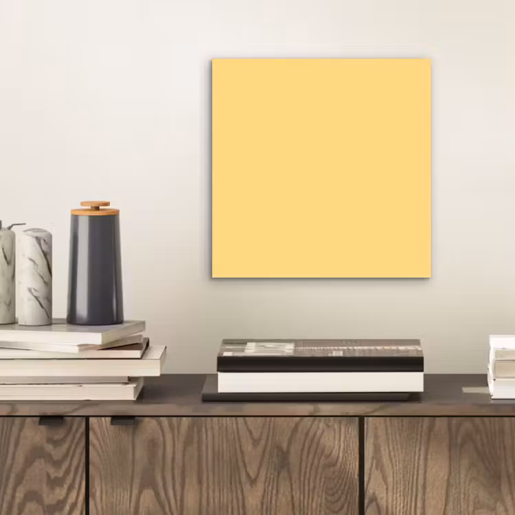 Aluminium schilderij - Butter - Geel - Yellow — 2