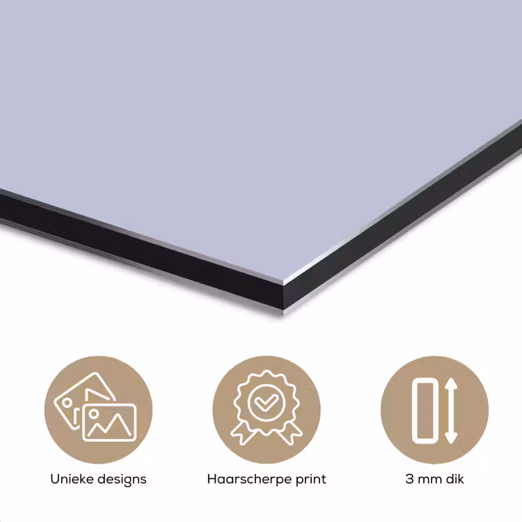 Aluminium schilderij - Chalky - Lavender - Paars — 7