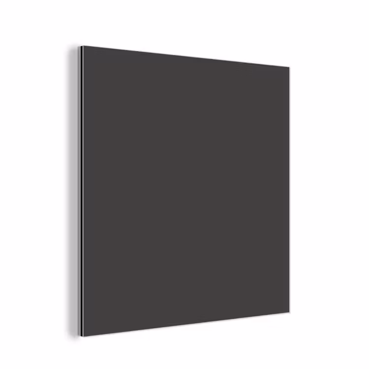 Aluminium schilderij - Charcoal - Grijs- Grey — 1