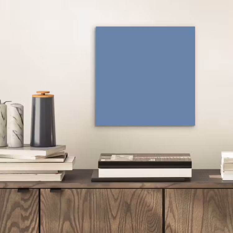 Aluminium schilderij - Denim - Breeze - Blauw — 2