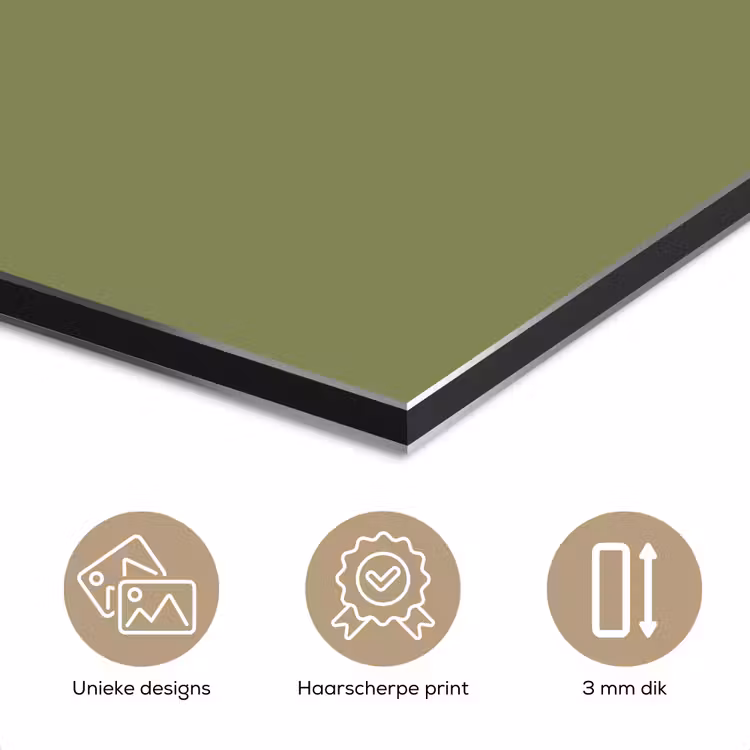 Aluminium schilderij - Herbal - Matcha - Groen — 7