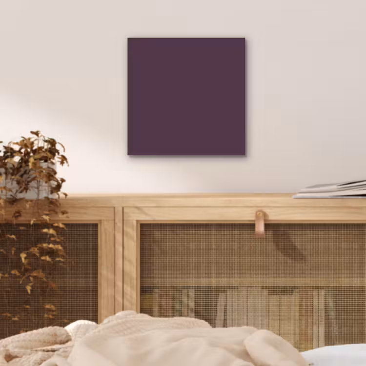 Aluminium schilderij - Midnight - Plum - Paars — 4