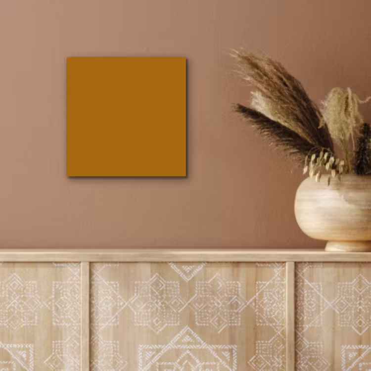 Aluminium schilderij - Ocre - Gold - Geel — 5