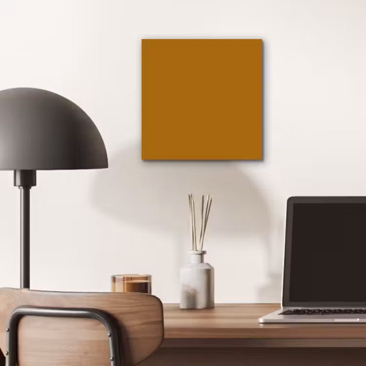 Aluminium schilderij - Ocre - Gold - Geel — 6