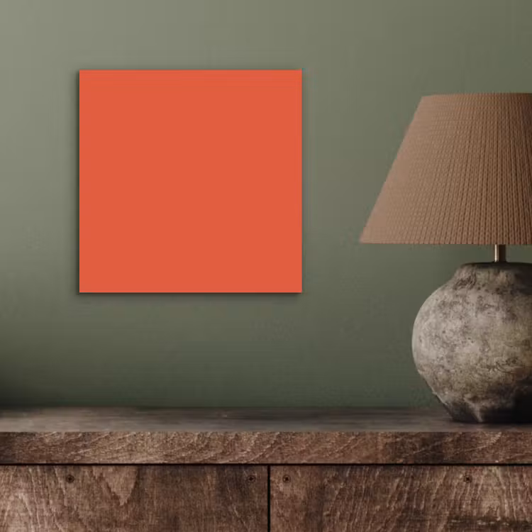 Aluminium schilderij - Rustic - Clay - Oranje — 3