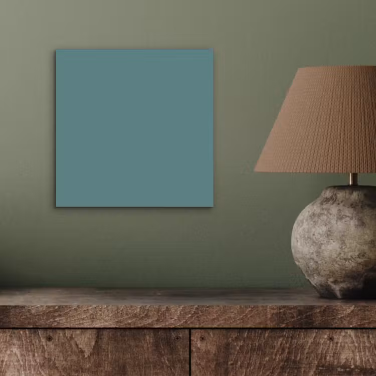 Aluminium schilderij - Serene - Teal - Blauw — 3