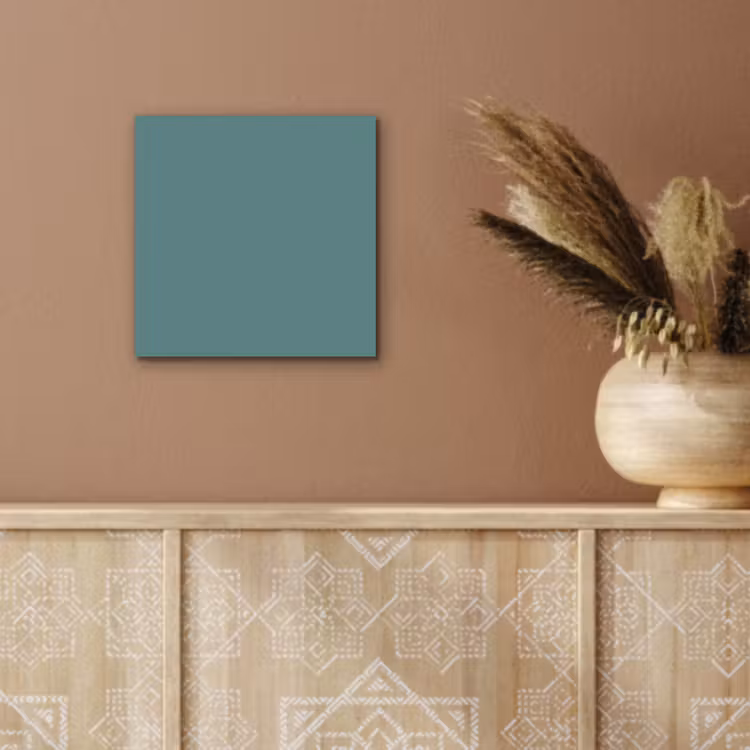 Aluminium schilderij - Serene - Teal - Blauw — 5