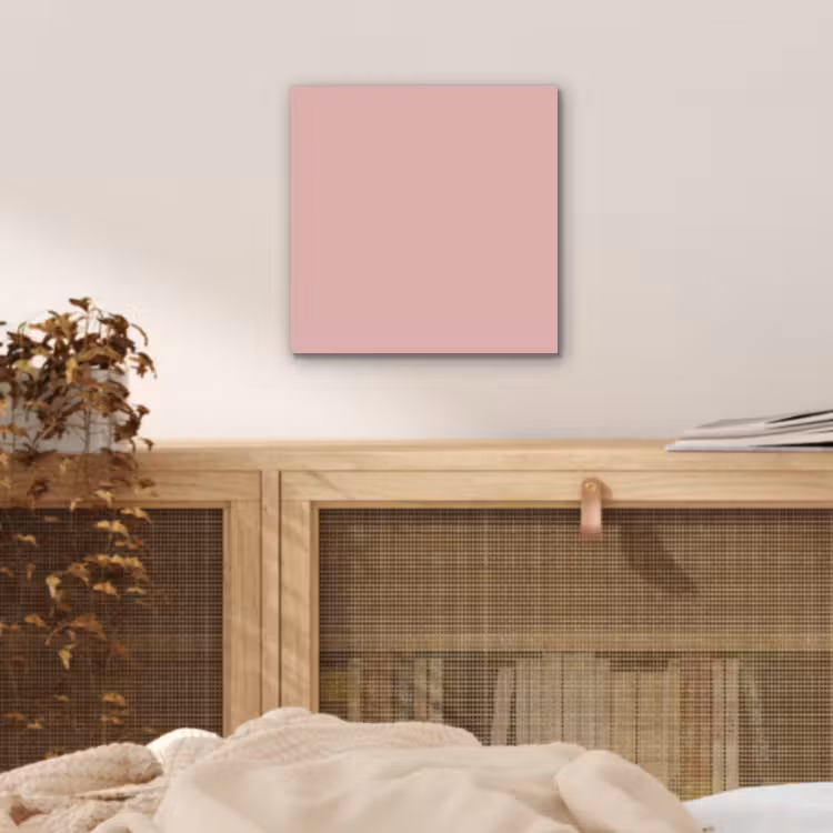 Aluminium schilderij - Soft - Blush - Roze — 4