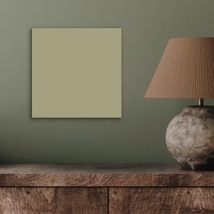 Aluminium schilderij - Vintage - Sage - Groen — 3