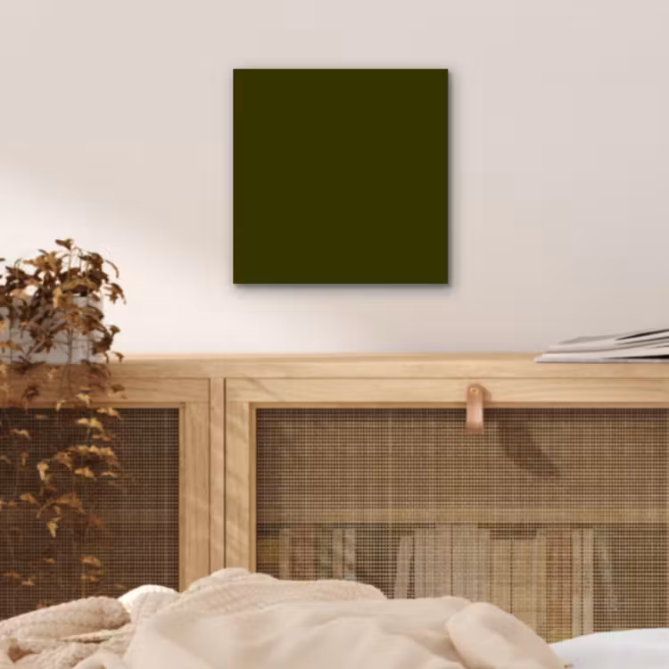 Aluminium schilderij - Dark - Olive - Groen — 4