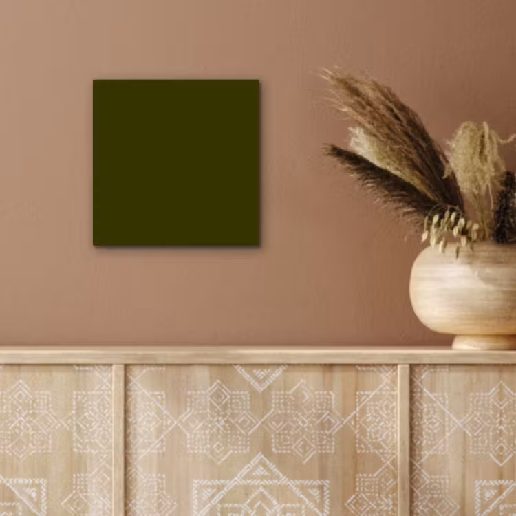 Aluminium schilderij - Dark - Olive - Groen — 5