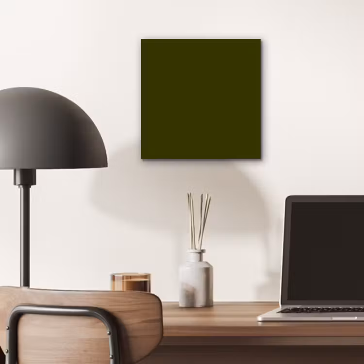 Aluminium schilderij - Dark - Olive - Groen — 6