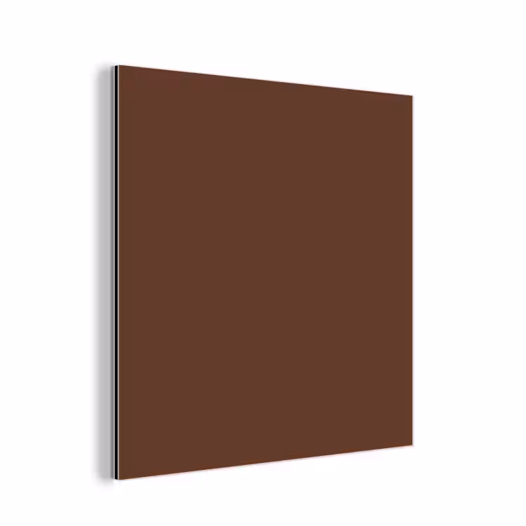 Aluminium schilderij - Deep - Clay - Brown - Bruin — 1