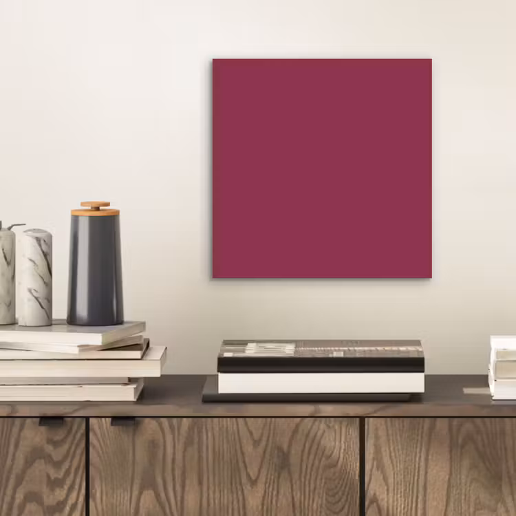 Aluminium schilderij - Deep - Rasberry - Rood — 2