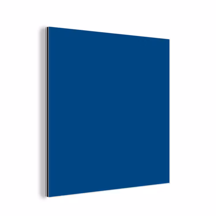 Aluminium schilderij - Free - Groove - Blauw — 1