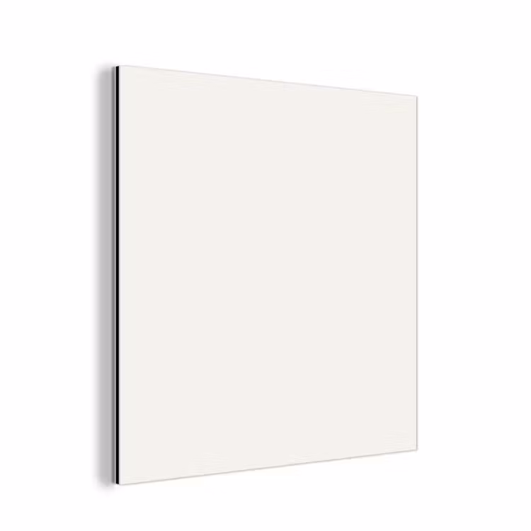 Aluminium schilderij - Pure - Alabaster - Wit — 1