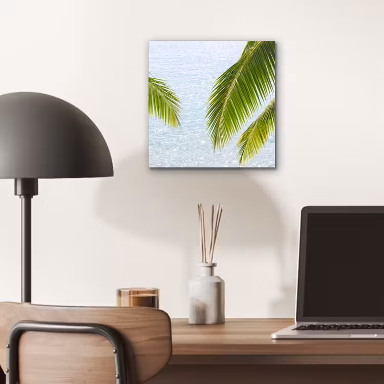 Aluminium schilderij - Boom - Bladeren - Water - Tropisch - Groen — 6