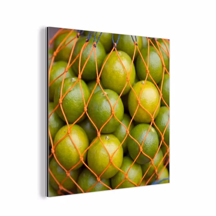 Aluminium schilderij - Eten - Net - Groen - Markt — 1