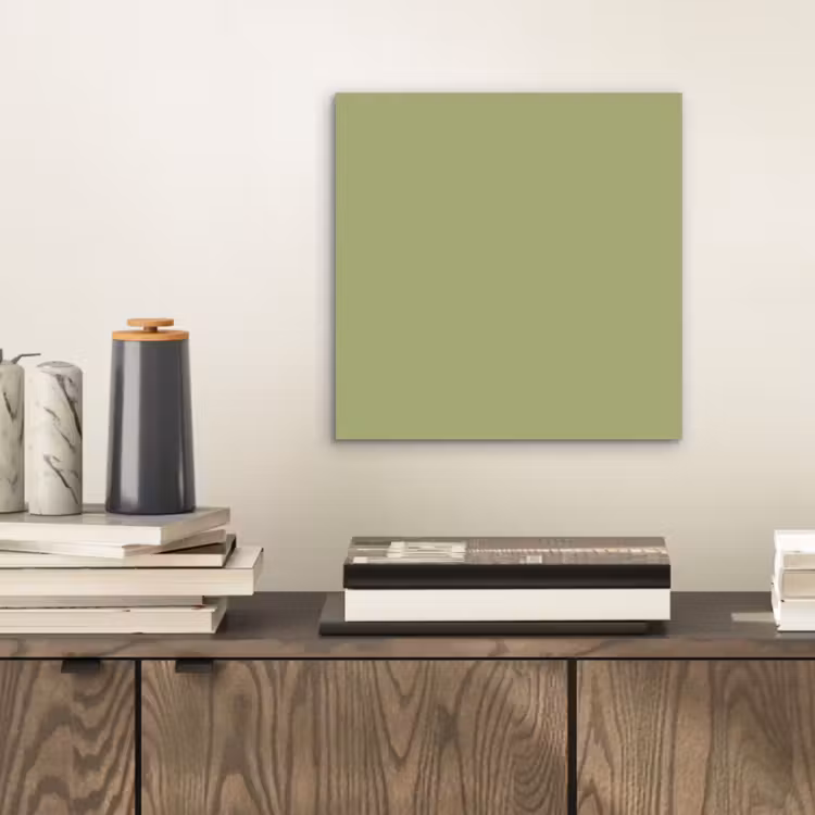 Aluminium schilderij - Whispering - Sage - Groen — 2