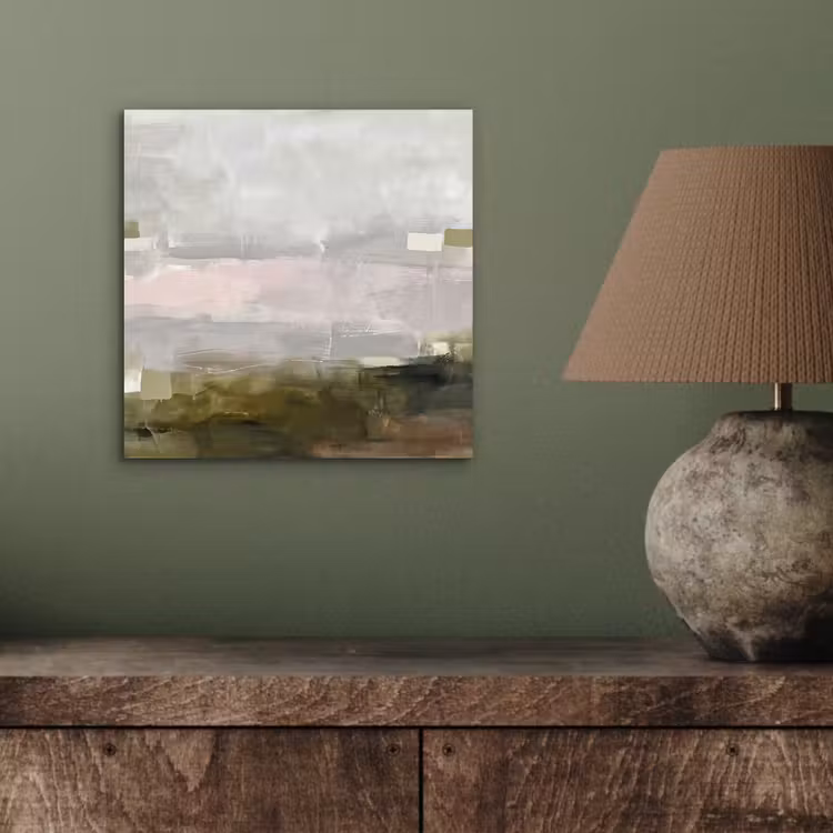 Aluminium schilderij - Abstract - Gelaagd - Kunst - Modern - Grijs-Groen — 3