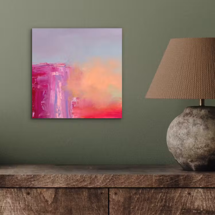 Aluminium schilderij - Abstract - Kleuren - Modern - Roze — 3