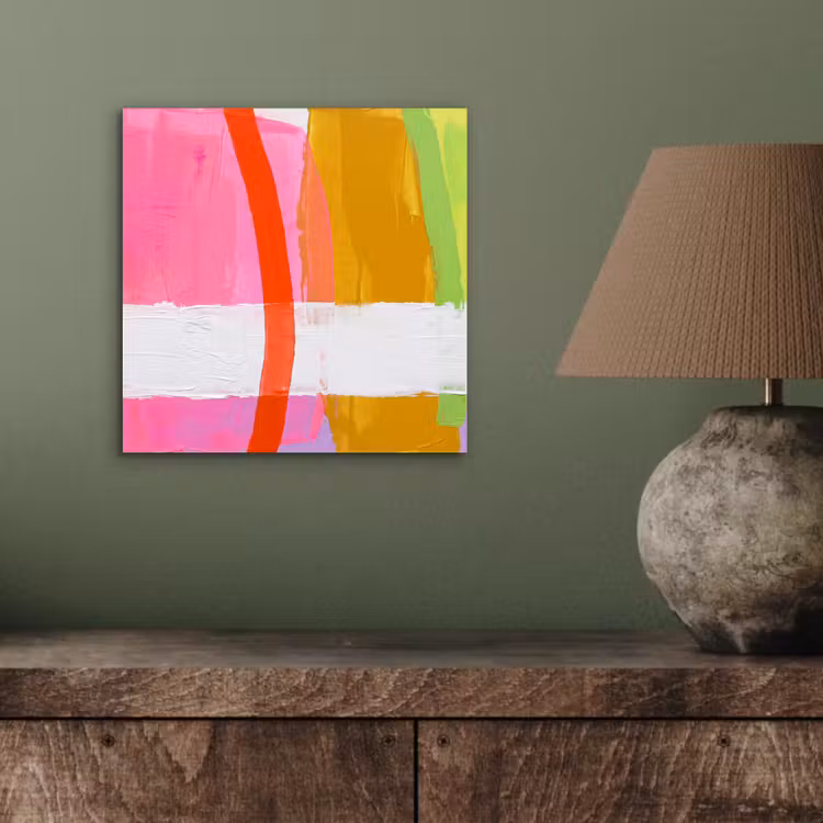 Aluminium schilderij - Abstract - Kleurrijk - Vormen - Modern - Kunst — 3