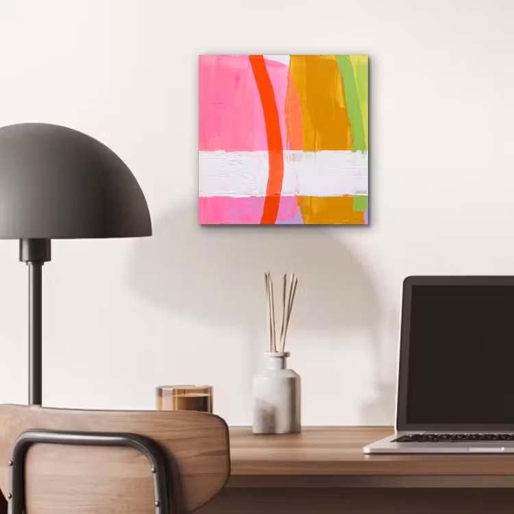 Aluminium schilderij - Abstract - Kleurrijk - Vormen - Modern - Kunst — 6