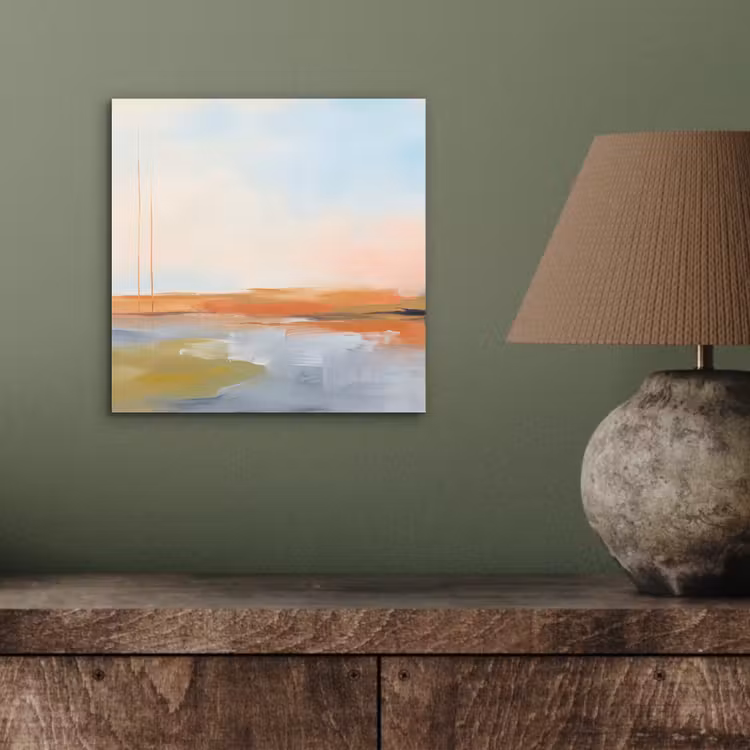 Aluminium schilderij - Abstract - Landschap - Horizon - Modern - Kleurrijk — 3