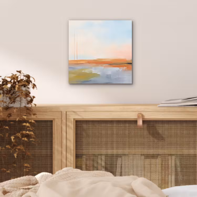 Aluminium schilderij - Abstract - Landschap - Horizon - Modern - Kleurrijk — 4