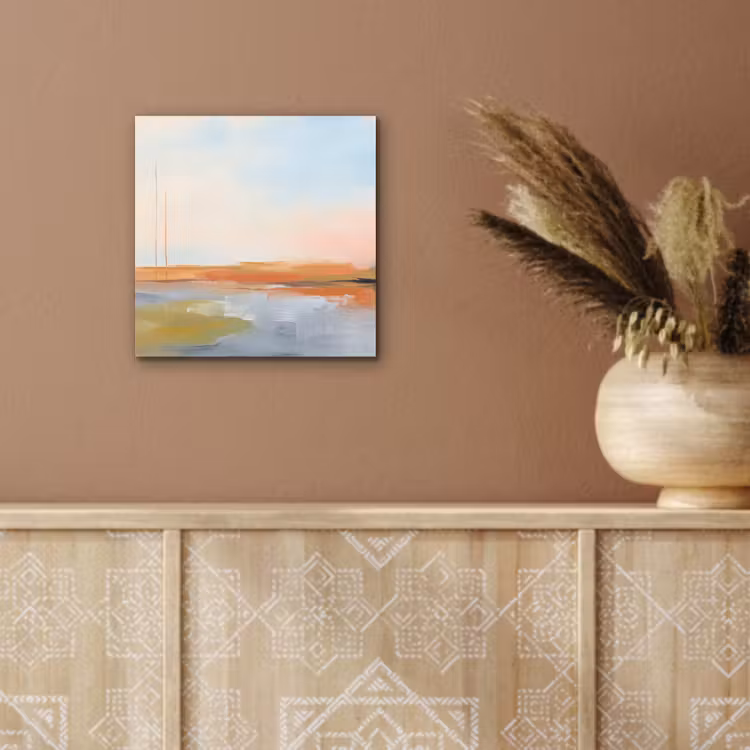 Aluminium schilderij - Abstract - Landschap - Horizon - Modern - Kleurrijk — 5