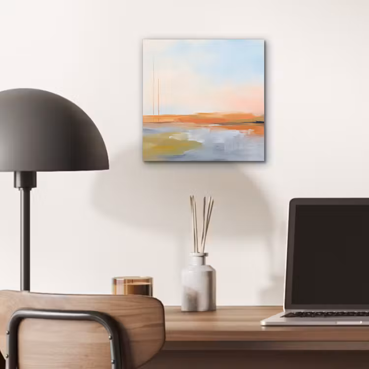 Aluminium schilderij - Abstract - Landschap - Horizon - Modern - Kleurrijk — 6