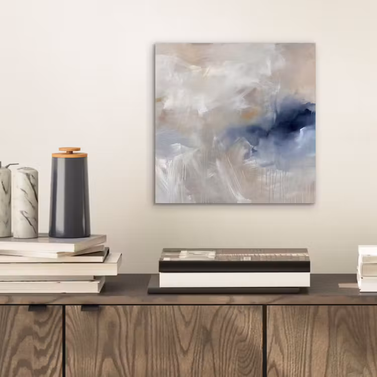 Aluminium schilderij - Abstract - Wolken - Sfeer - Modern - Beige — 2