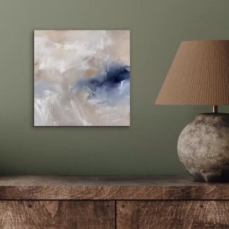 Aluminium schilderij - Abstract - Wolken - Sfeer - Modern - Beige — 3