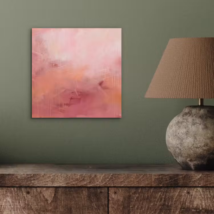 Aluminium schilderij - Kunst - Vloeiend - Pastel - Abstract — 3