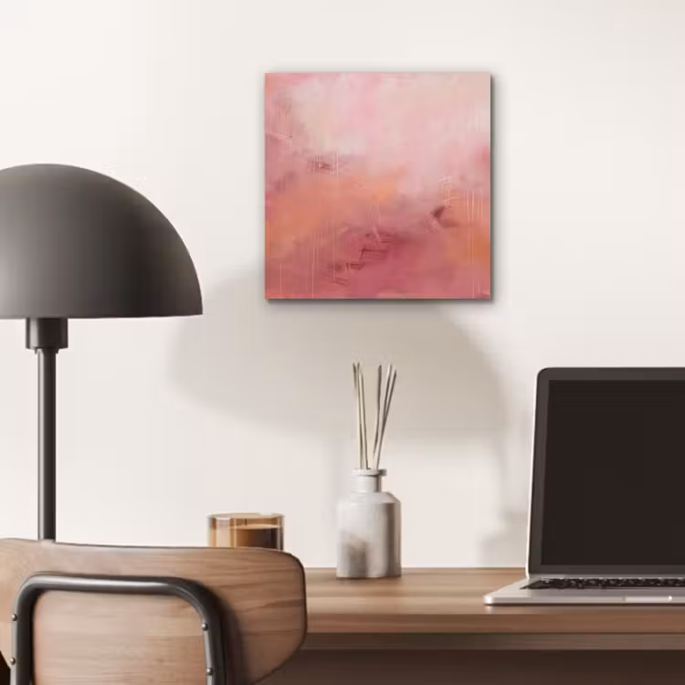 Aluminium schilderij - Kunst - Vloeiend - Pastel - Abstract — 6
