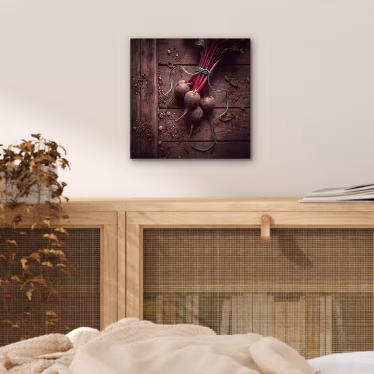 Aluminium schilderij - Groente - Bieten - Rustiek — 4