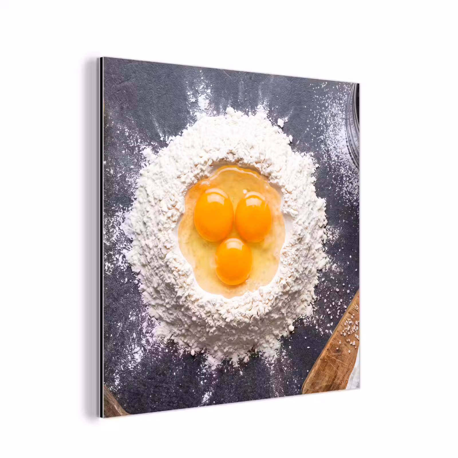 Aluminium schilderij - Eten - Bakken - Keuken — 1
