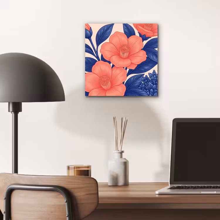 Aluminium schilderij - Bloemen - Bladeren - Botanisch — 6