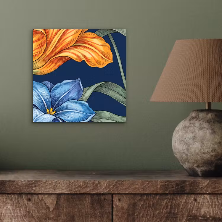 Aluminium schilderij - Bloemen - Botanisch - Patroon — 3