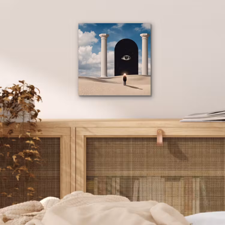 Aluminium schilderij - Droom - Woestijn - Oog — 4