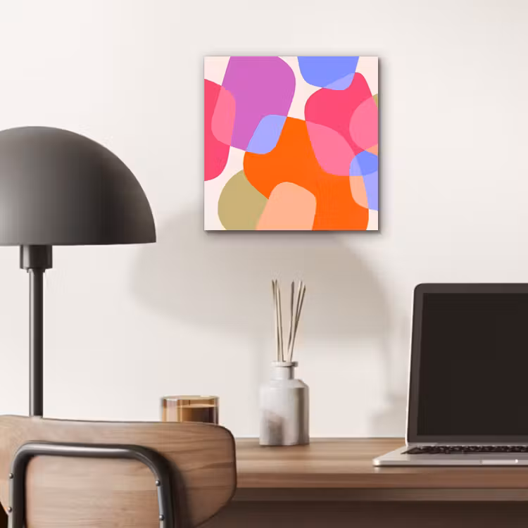 Aluminium schilderij - Abstract - Vormen - Modern - Kleurrijk — 6