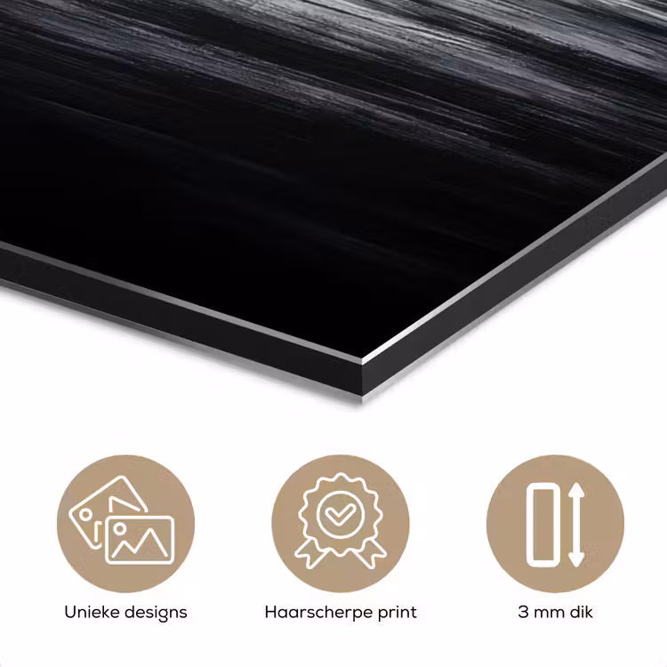 Aluminium schilderij - Stier - Hoorns - Snuit - Goud — 7