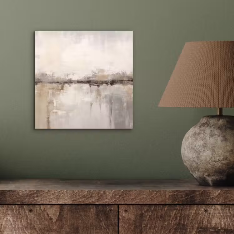 Aluminium schilderij - Moderne kunst - Abstract - Beige — 3