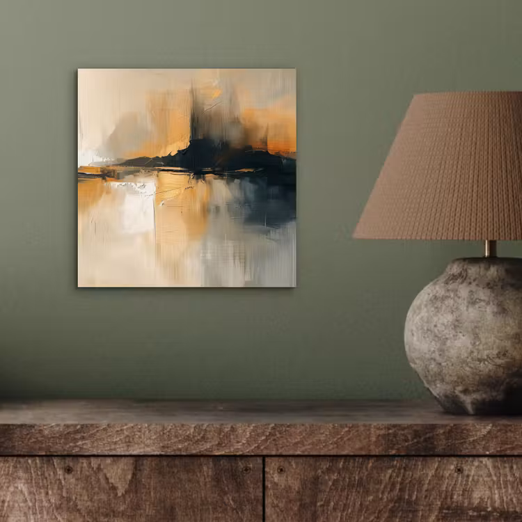 Aluminium schilderij - Moderne kunst - Abstract - Zwart — 3