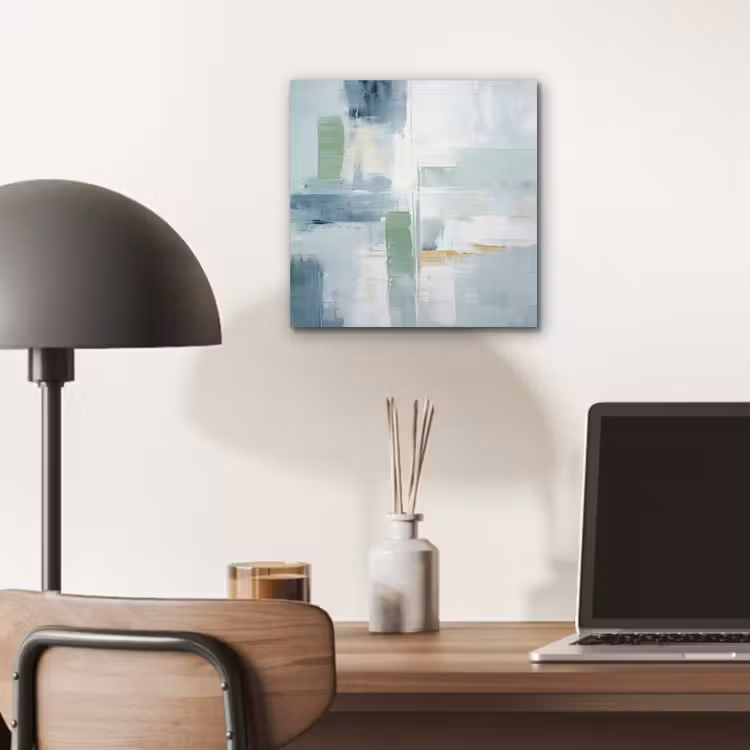 Aluminium schilderij - Verf - Moderne kunst - Abstract - Grijs — 6