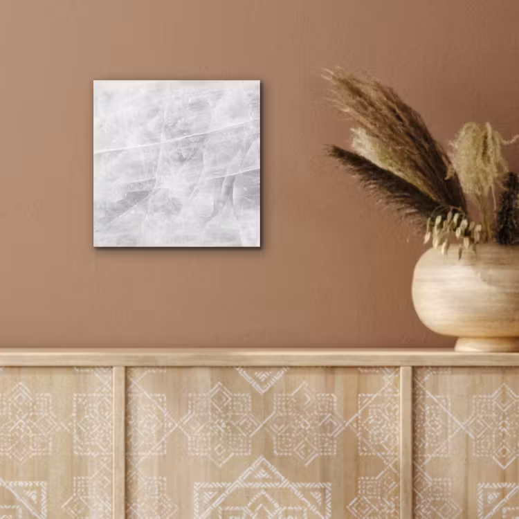 Aluminium schilderij - Marmer - Steen - Wit - Luxe - Marmerlook — 5